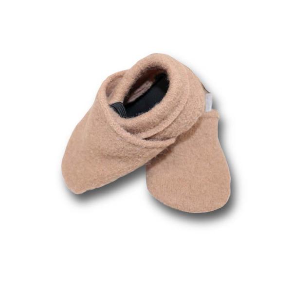 Walkloden-Puschen Camel